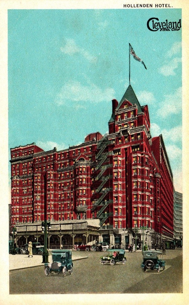 Postcard Hollenden Hotel, Cleveland, Ohio