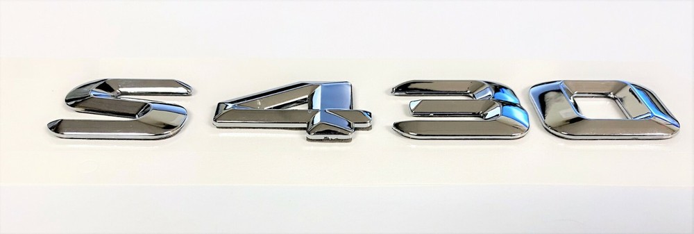 Chrome s430 Rear Trunk Emblem Badge Fit for Mercedes Benz  S Class
