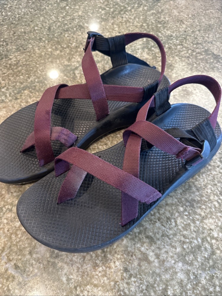 Chaco ZX1 Classic Sport Sandals for Women Size 12 Maroon Hiking Straps
