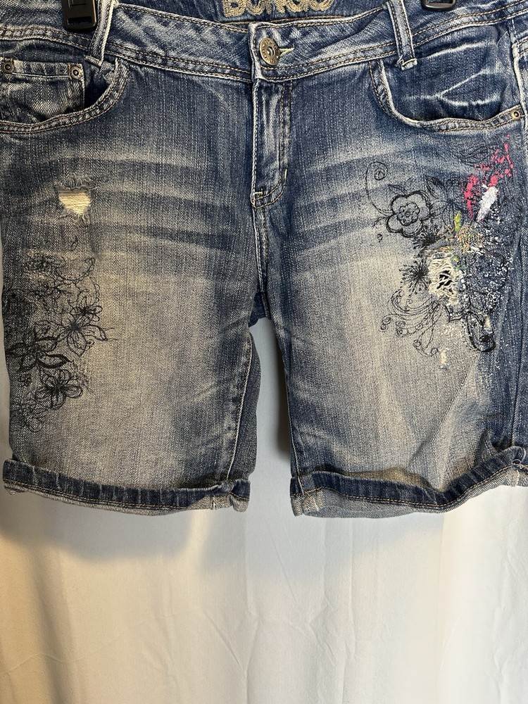 Bongo Jean Shorts Size 11 Pattern Denim