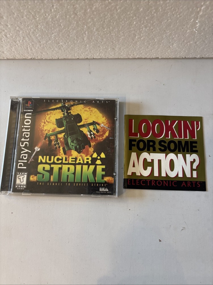 Nuclear Strike PS1 (Sony Playstation, 1997) CIB Complete Tested & Working