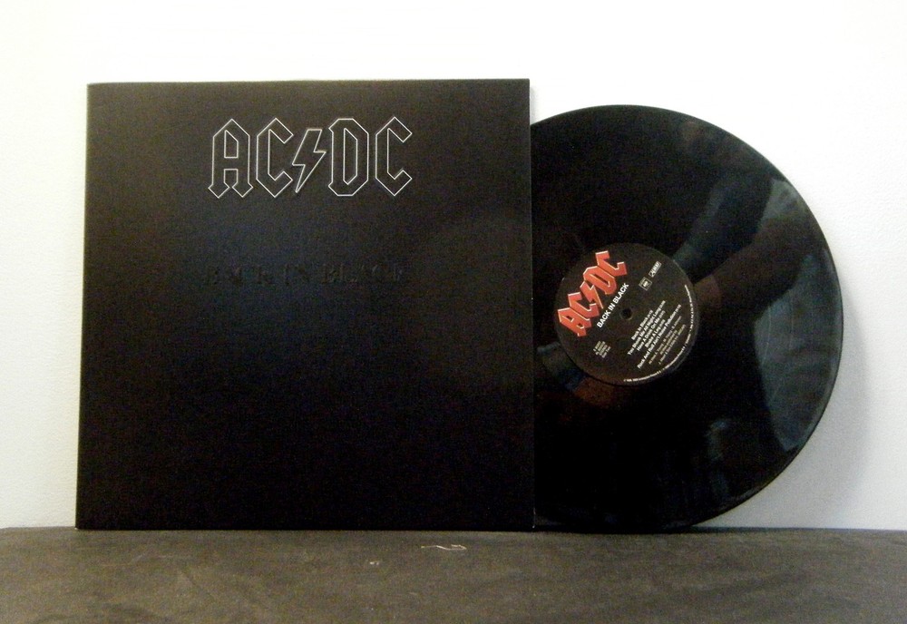 AC/DC LP Back In Black 1980  Columbia  Albert  RE 180 gram vinyl acdc