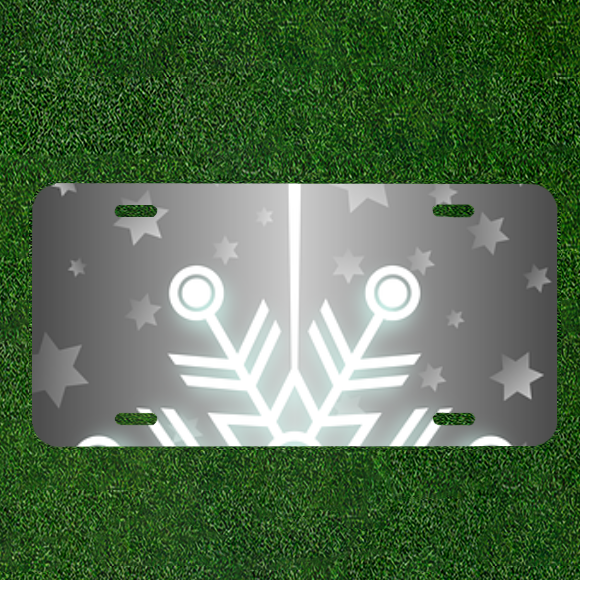 Custom Personalized Car License Plate Merry Christmas Design
