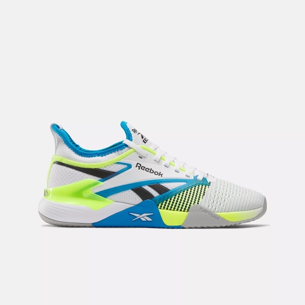 Men Reebok Nano Court Tennis Pickleball Shoes Size 11 White Yellow 100204815