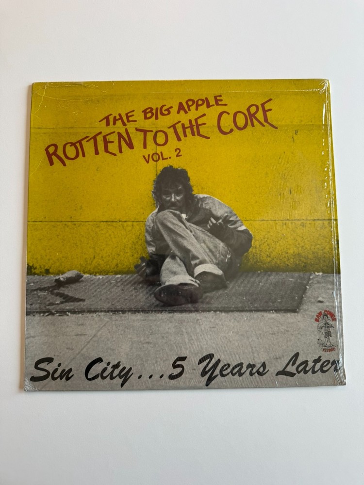 Big Apple Rotten Vol 2 LP NYHC Punk KBD Seizure ISM Ed Gein's Car The Mob Damned