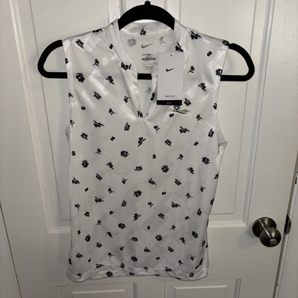 Nike Golf Women's Dri-FIT  Sleeveless Polo VSLR Shirt Size S NWT