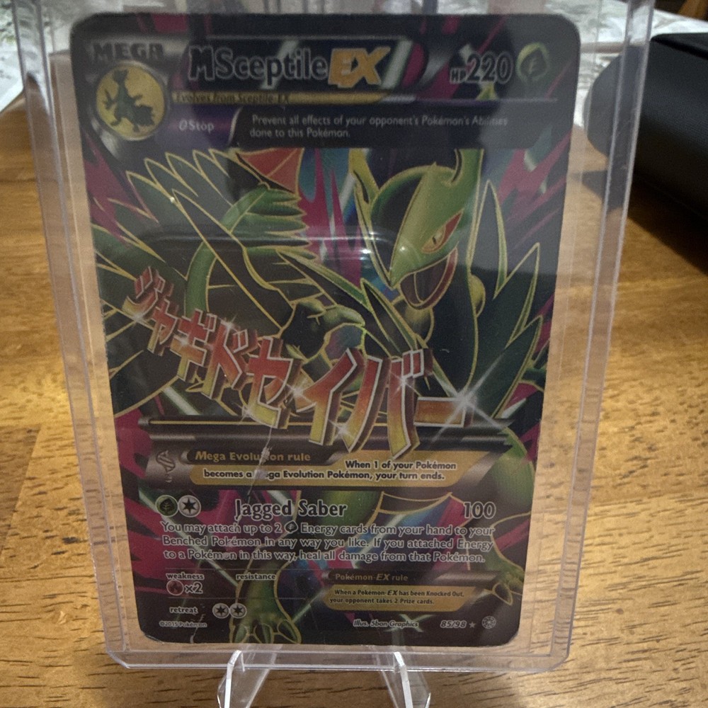 Pokemon TCG HP Sceptile EX 85/98 XY Ancient Origins Full Art Holo Ultra Rare