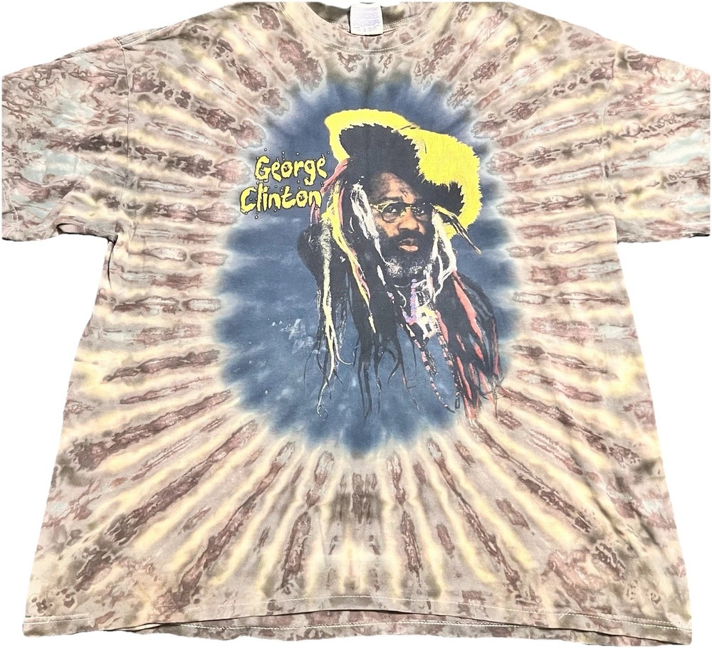 GEORGE CLINTON PFUNK ALL STARS / “pfunk Party” Tie Dye Tee Shirt / VINTAGE 90’s