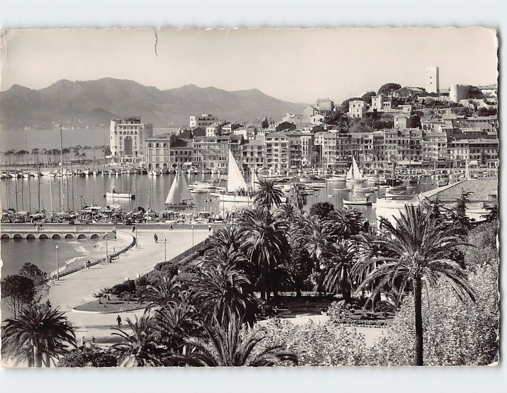 Postcard Le port le Suquet Cannes France