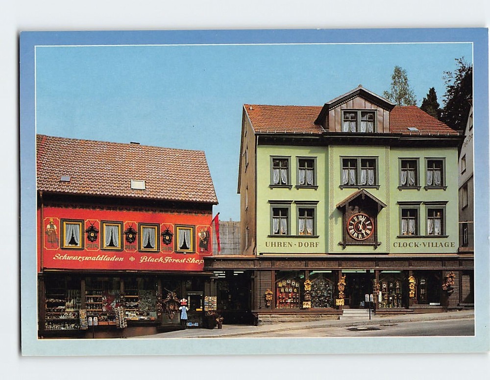 Postcard House of 1000 Clocks Triberg im Schwarzwald Germany