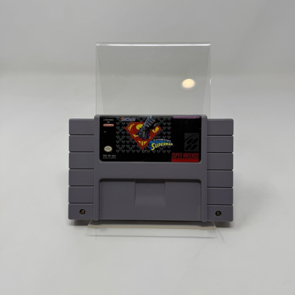 The Death And Return Of Superman (Super Nintendo, SNES) Authentic / Tested