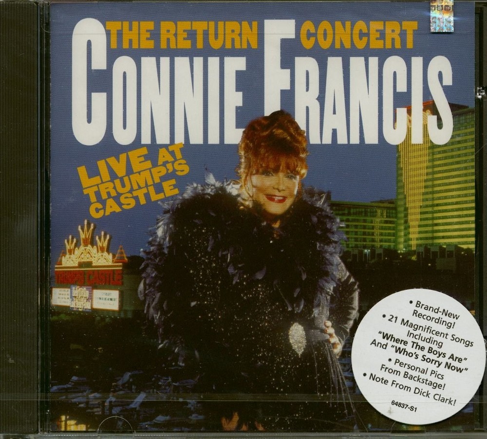 Connie Francis, The Return Concert Live At Trump's, audioCD