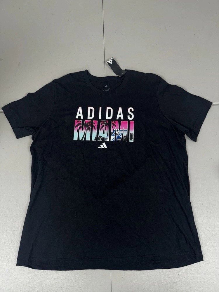 Adidas Men's F1 Mercedes Miami Graphic T-Shirt NWT $30 Pick Size Black