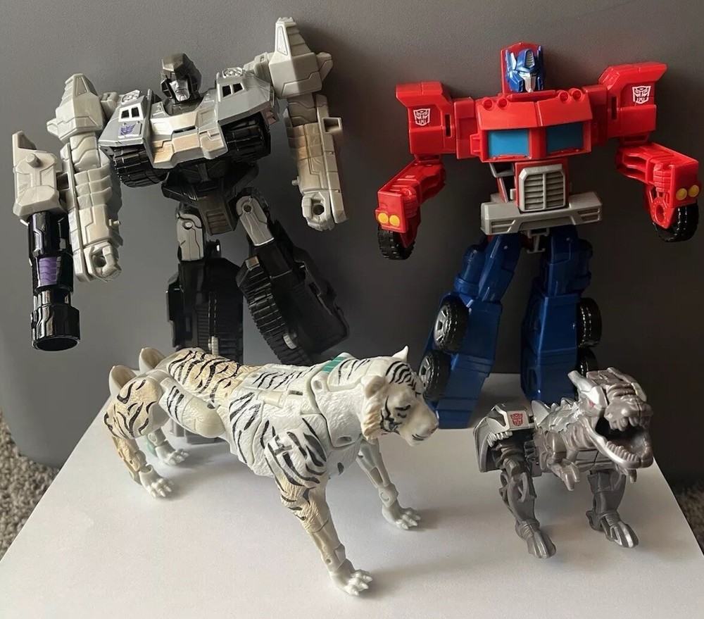 Transformers Heroes vs Villains 2-Pack Optimus Prime Megatron Action Figures