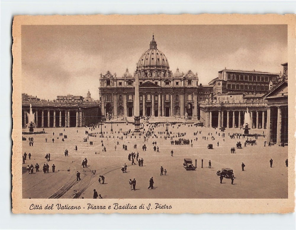 Postcard Piazza e Basilica di S. Pietro Vatican City Vatican City