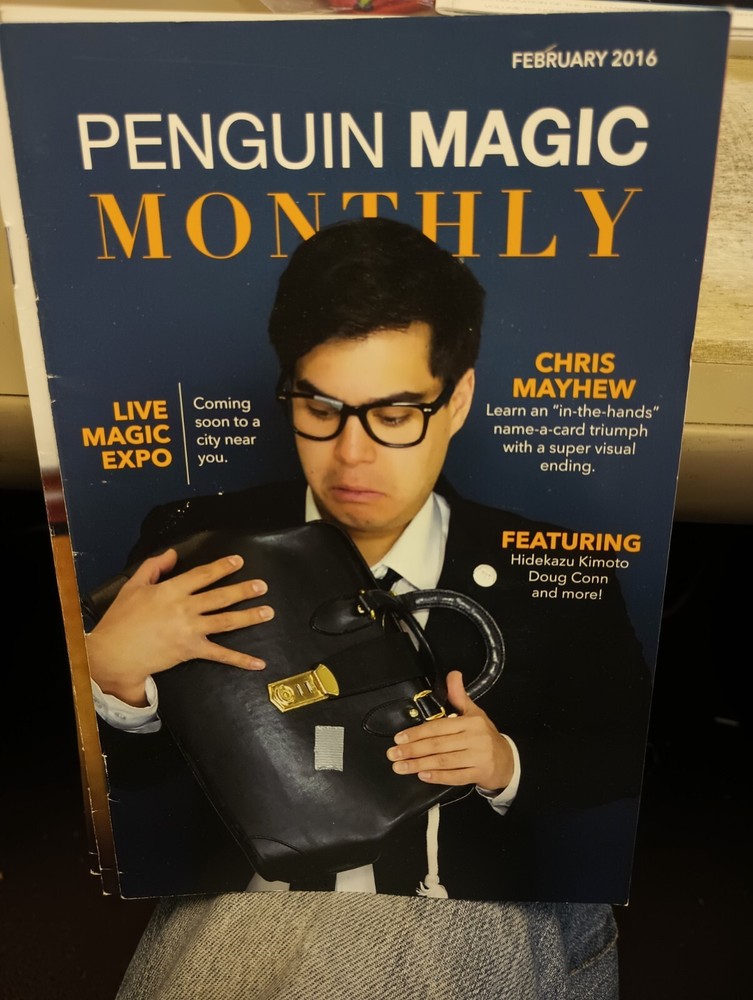 Penguin Magic Monthly Magazine Chris Mayhew Issue 2016