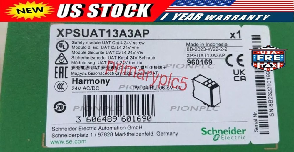 NEW Schneider XPSUAT13A3AP Brand New Free Shipping