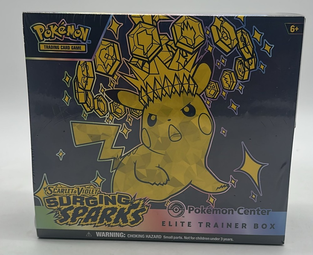Pokemon Center Surging Sparks Elite Trainer Box SEALED PC ETBPROBSTEIN is actively accepting consignments !!