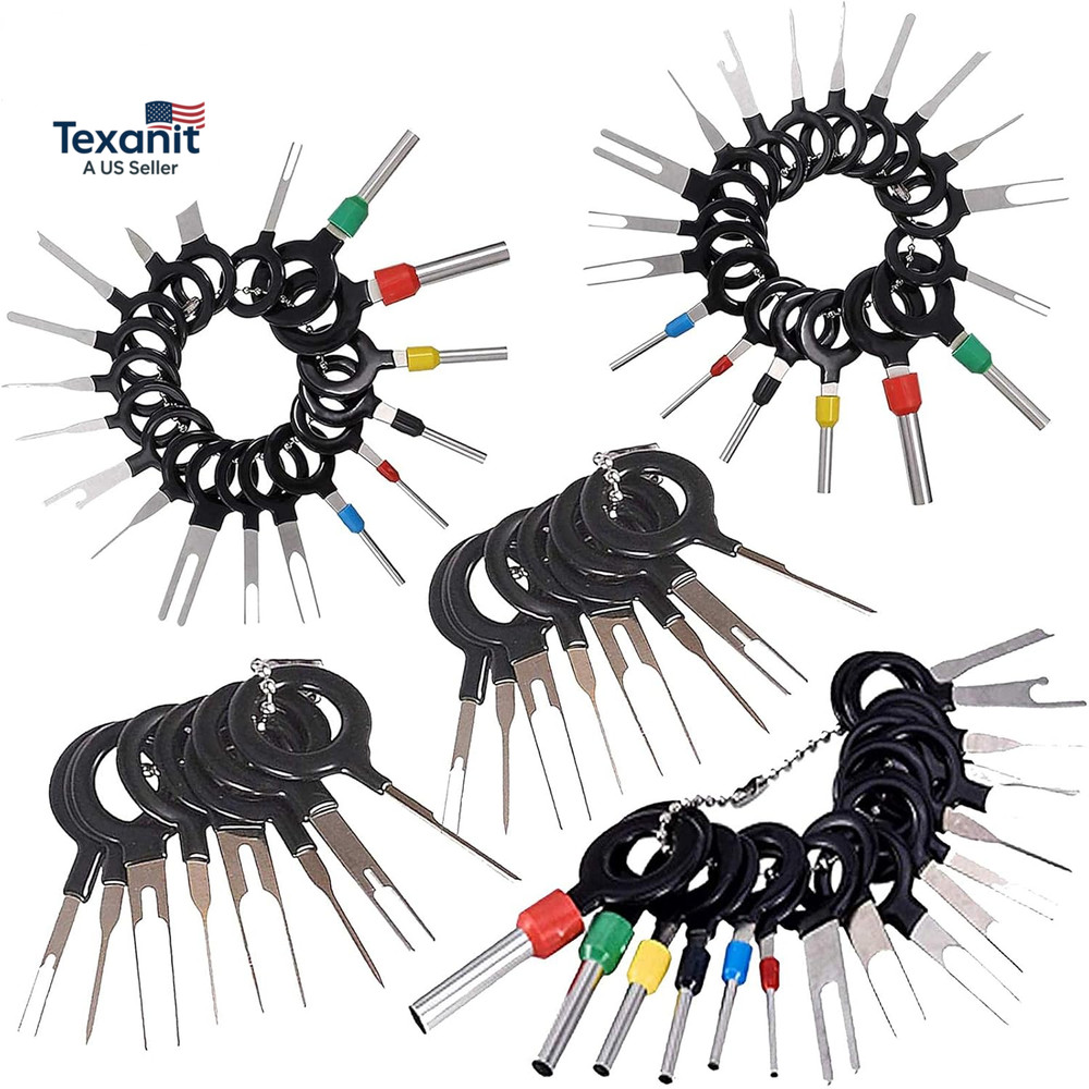 70 Pcs Terminal Removal Key Tool, Pin Extractor Puller Repair Remover for Most C