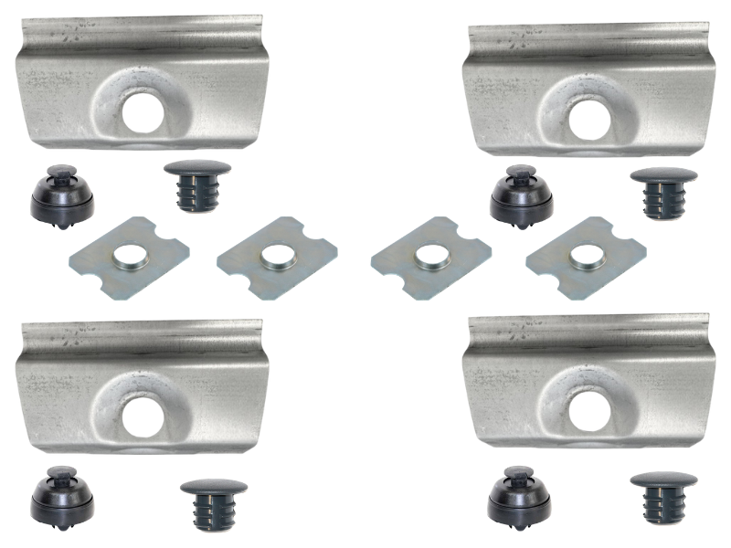16pcs repair kit jack receptacles reinforcement plates plugs for Mercedes W124