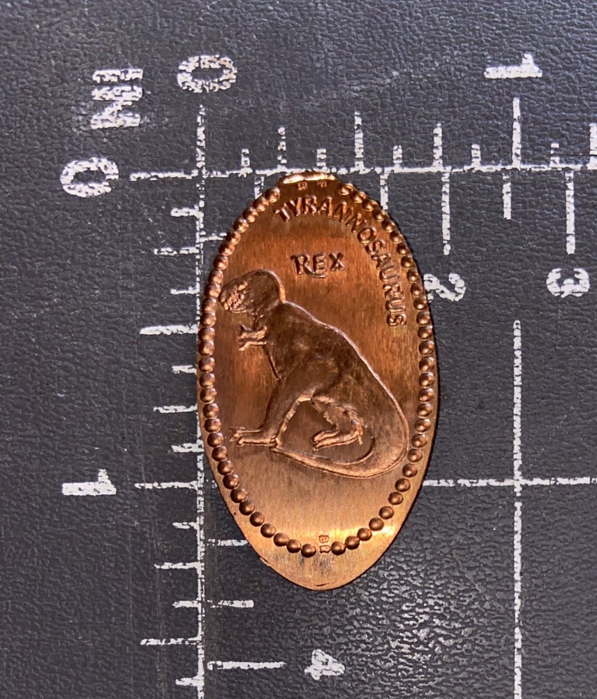 California Academy Of Sciences Tyrannosaurus Rex T-Rex Elongated Pressed Penny-image