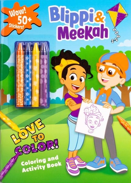 Blippi : Blippi and Meekah Love to Color!, Paperback by Studio Fun Internatio...