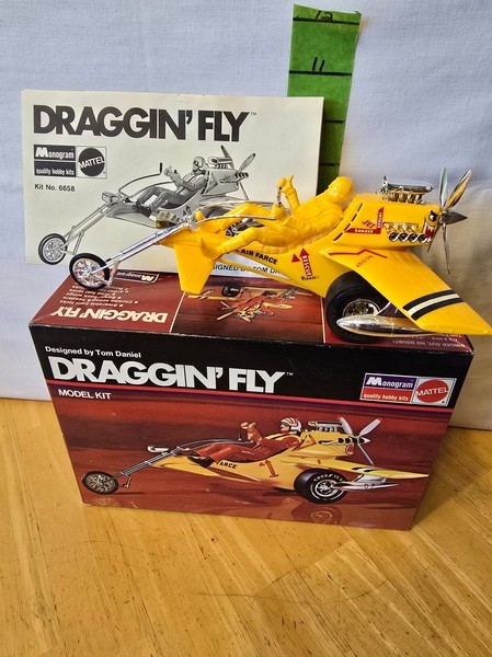 VTG 1971 ORIGINAL Tom Daniels Monogram Draggin Fly Trike Model  W/Manual & Box