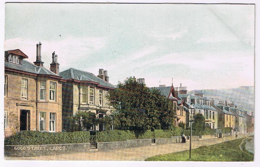 Postcard Gogo Street Largs Scotland UK