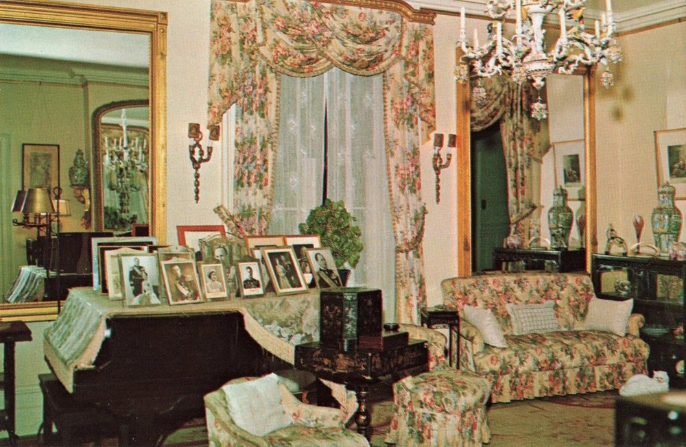 The Dresden Room - Home of Franklin D Roosevelt - Hyde Park New York NY Postcard