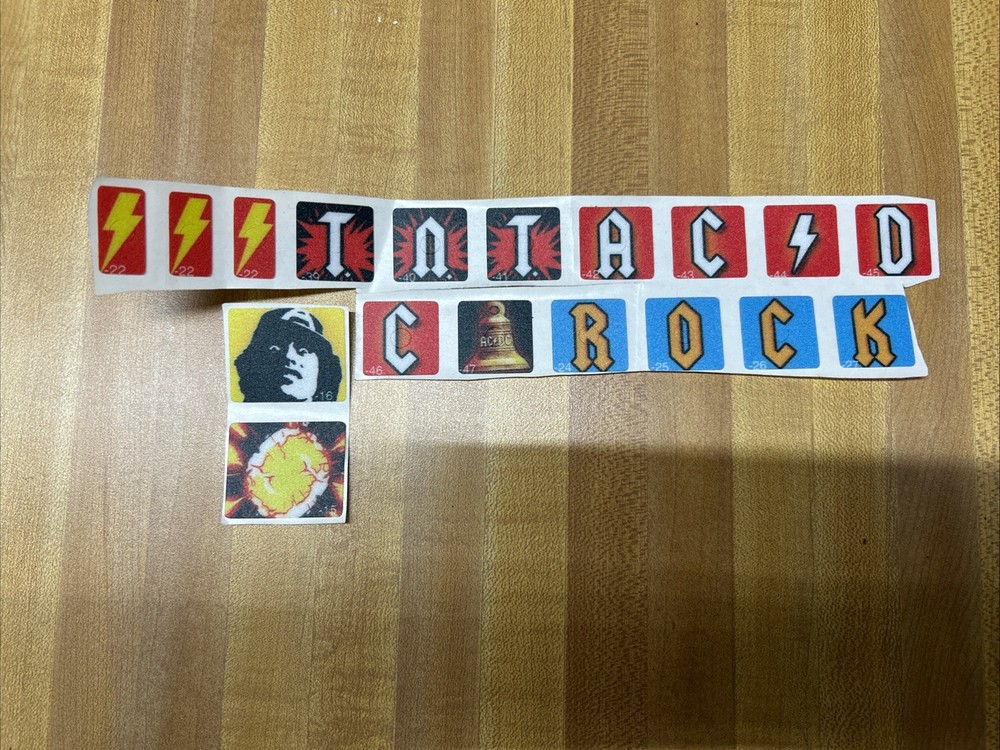 New Stern Pinball AC/DC Field Stickers Lot Pro Premium LE Parts-image