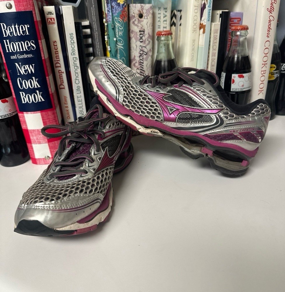 Mizuno Wave Creation 17 Running Shoes Cushioned Athletic Pink Women's 9