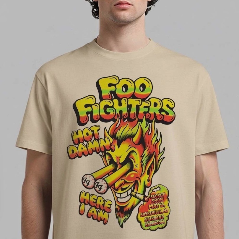 Foo Fighters Sayreville New Jersey 2026 Secret Show At The Starland T-Shirt