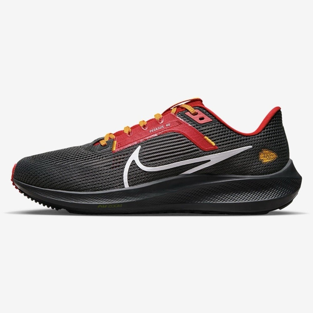 Nike Zoom Pegasus 40 NFL Kansas City Chiefs Running Athletic Shoes Mens Size 10