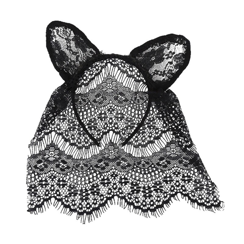 Ears Band Headwear Headdress Head Hoop Festival Lace Hairbands for Womens