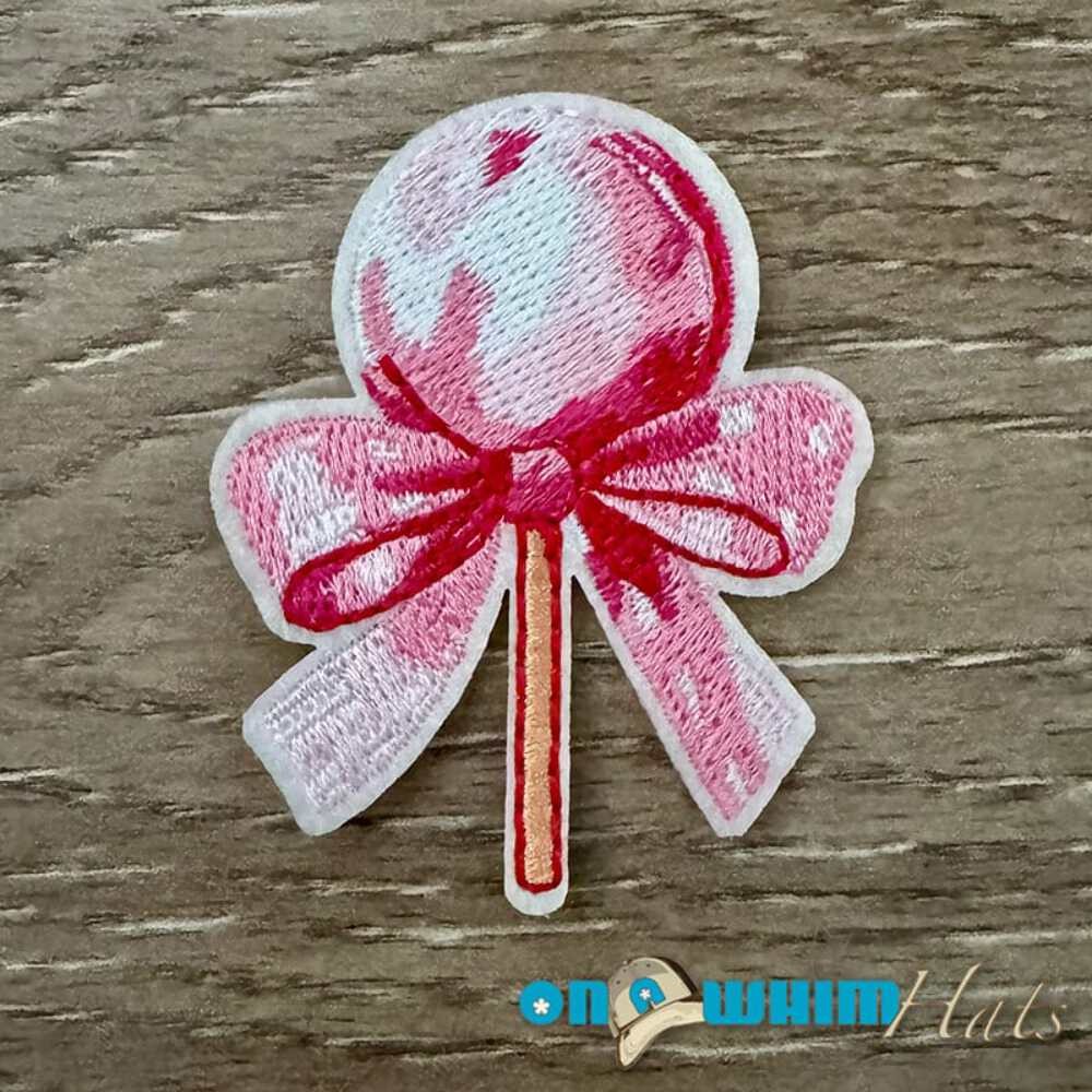 Pink Lolly Iron-On Patch