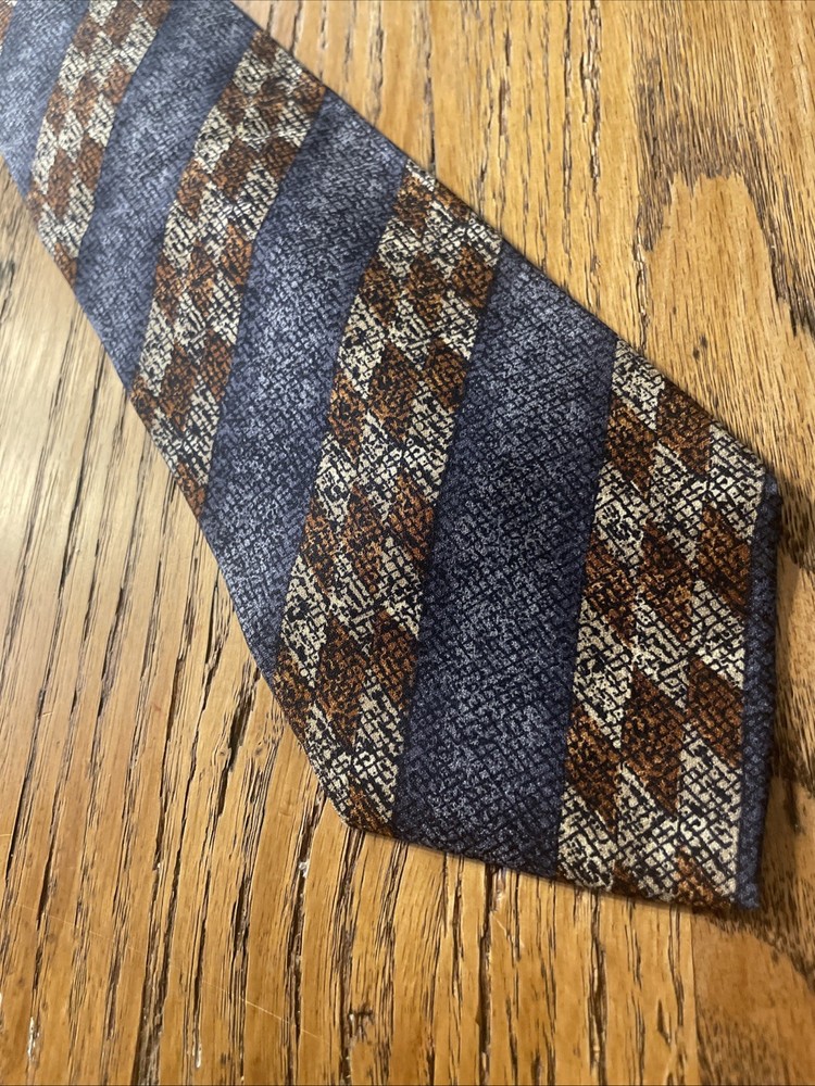 Vintage EUC Calvin Klein Geometric Silk Tie Men’s Necktie USA Made