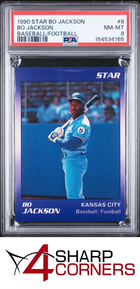 1990 Star Bo Jackson #8 Baseball/Football Psa 8Expert eBay listing since 2003:Consign your best today!