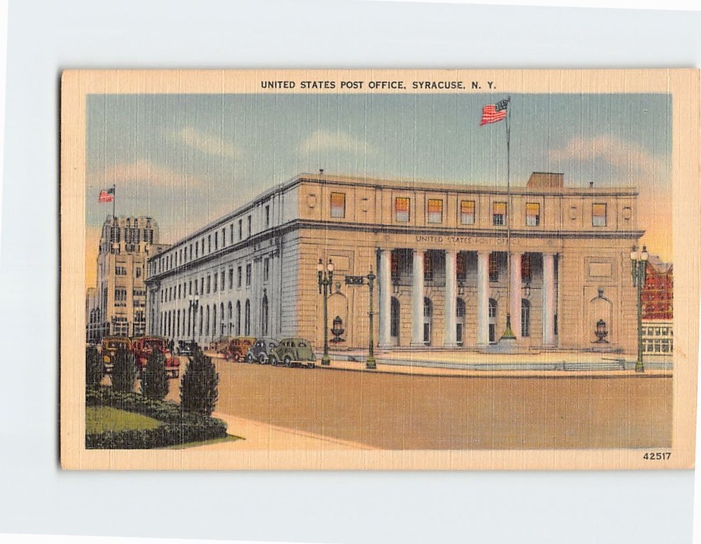 Postcard United States Post Office Syracuse New York USA