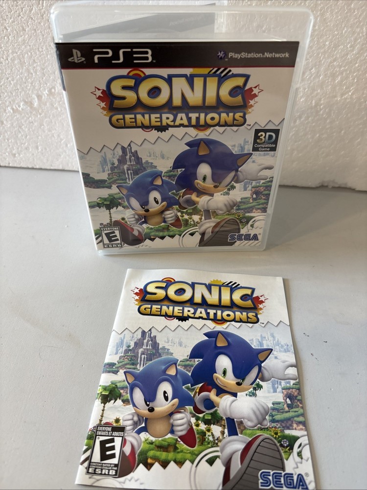 Sonic Generations PlayStation 3 PS3 Game CIB