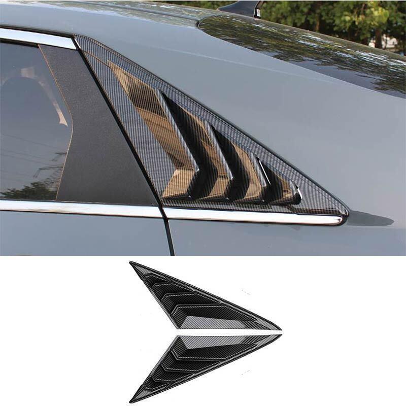 Fit For Hyundai Elantra 2021-2023 Carbon Fiber Side Window Louver Shutter Cover