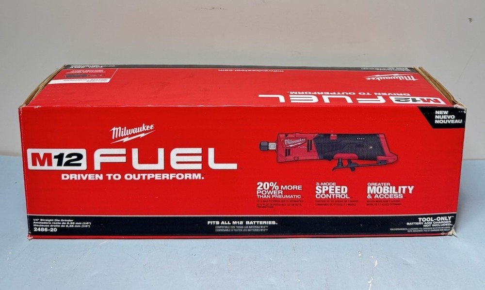 Milwaukee M12 FUEL 12V 2-Inch Die Grinder Tool Only
