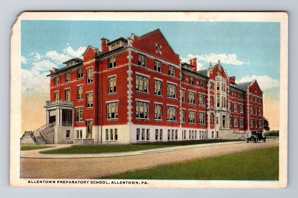 Allentown PA-Pennsylvania, Allentown Preparatory School Antique Vintage Postcard