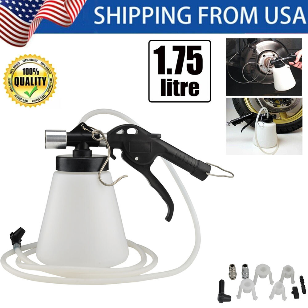 Pneumatic Air Brake Bleeder Kit for Clutch Fluid Vacuum Extraction  