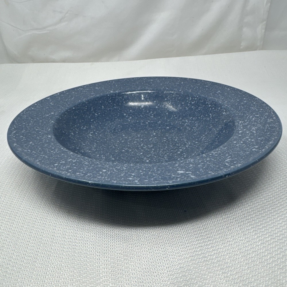 Mikasa  Ultrastone Country Blue Rim Soup/Saled Bowl CU501 Japan