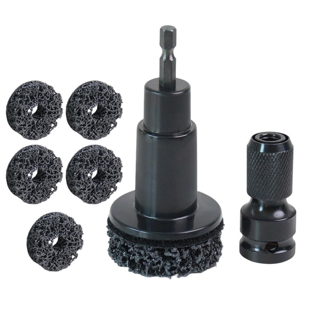 8PC Automotive Tool Set for Rust Removal on Brake Discs & Hub Shafts