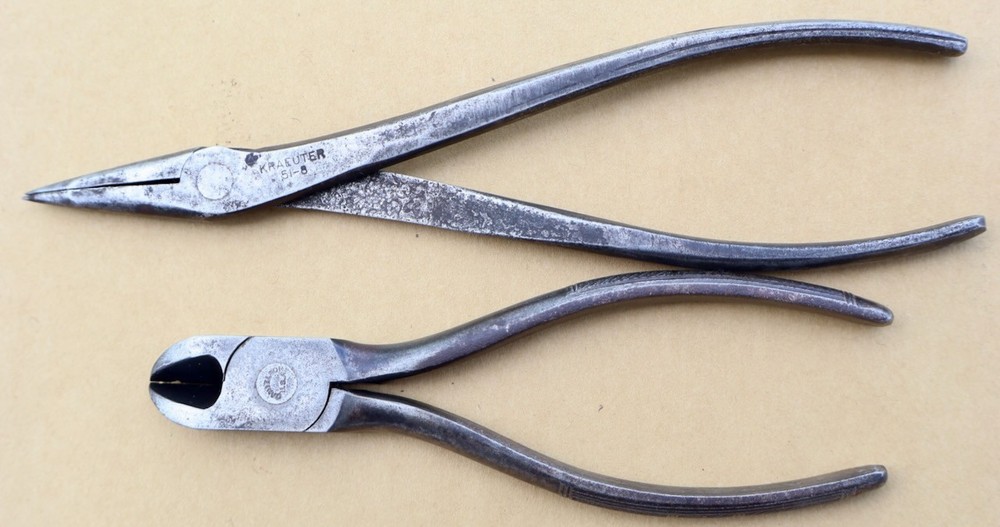 2 Pr of Pliers / Kraeuter 51-8 + Danielson (USA) / Mountain Top Tools