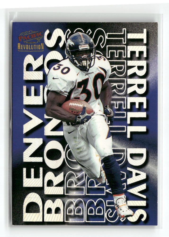 1998 Pacific Revolution #8 Terrell Davis Showstoppers Denver Broncos
