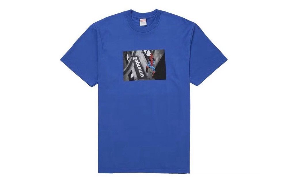 Supreme SS26 Spider-Man Tee Size Small Brand New Blue Presale Confirmed