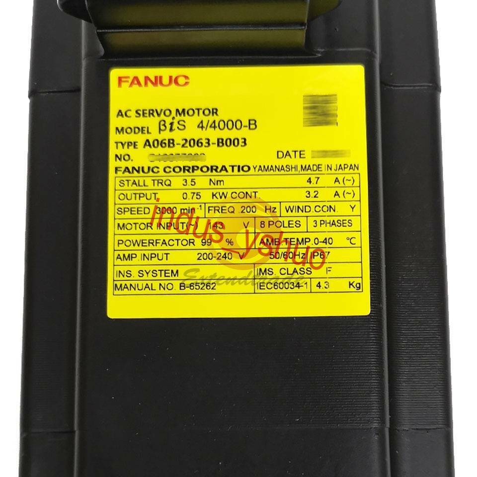 1PCS Fanuc Servo Motor A06B-2063-B003 NEW