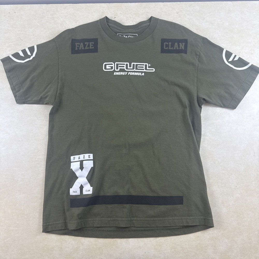 Faze Clan Gaming Jersey Green Pro Team Size Large Banks Rug